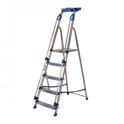 Cheap Stationery Supply of Blue Seal Ladder 4 Tread Aluminium 311494 SBY06387 Office Statationery