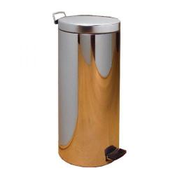 Cheap Stationery Supply of Pedal Bin 20 Litre 660x250mm Chrome 311729 Office Statationery