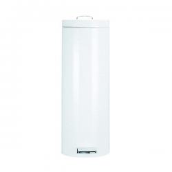 Cheap Stationery Supply of Pedal Bin 20 Litre 660x250mm White 311730 SBY06543 Office Statationery