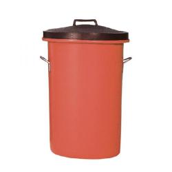 Cheap Stationery Supply of Heavyweight Cylindrical Storage Bin Red 311968 Office Statationery