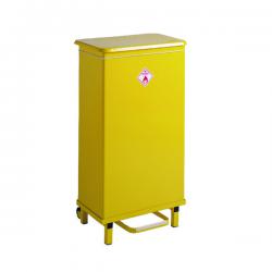 Cheap Stationery Supply of Fire Retardant Sack Holder 64 Litre Semi-Mobile Yellow 316133 SBY08200 Office Statationery
