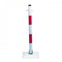 Cheap Stationery Supply of VFM Red/White Collapsible Barrier Post 320088 SBY10014 Office Statationery