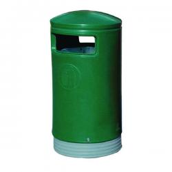 Cheap Stationery Supply of Outdoor Hooded Top Bin 75 Litre Green 321771 SBY10580 Office Statationery