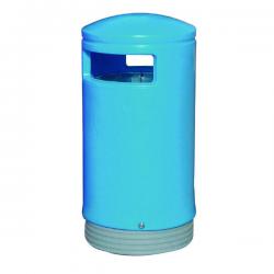 Cheap Stationery Supply of Outdoor Hooded Top Bin 75 Litre Blue 321772 SBY10581 Office Statationery