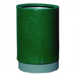 Cheap Stationery Supply of Outdoor Open Top Bin 75 Litre Green 321776 SBY10585 Office Statationery