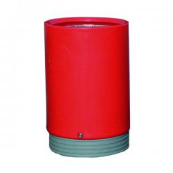 Cheap Stationery Supply of Outdoor Open Top Bin 75 Litre Red 321778 SBY10587 Office Statationery