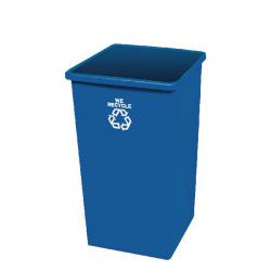 Cheap Stationery Supply of Paper Recycling Bin Base 132.5L Blue 324161 (Lid not included) 324161 SBY11379 Office Statationery