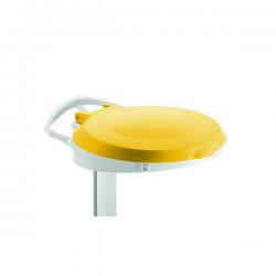 Cheap Stationery Supply of Yellow Plastic Round Lid For Smile Sackholder 348034 SBY11592 Office Statationery