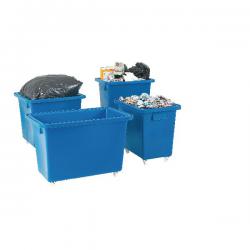 Cheap Stationery Supply of Bottle Skip 790x470x550mm 4X51mm Swivel Blue 328225 SBY12935 Office Statationery