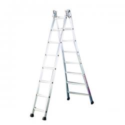 Cheap Stationery Supply of Transformable Aluminium Ladder 2x12 Rungs (150kg capacity) 328811 SBY13170 Office Statationery