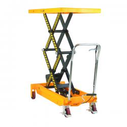 Cheap Stationery Supply of Yellow and Black Mobile Lifting Table 800kg Capacity 329464 SBY13441 Office Statationery
