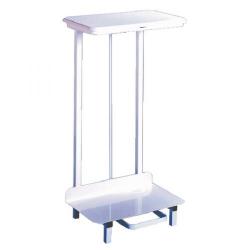 Cheap Stationery Supply of Pedal Operated Sack Holder Freestanding 127 Litre White 330318 Office Statationery