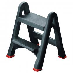Cheap Stationery Supply of Folding Plastic Step Stool Black 333650 SBY14528 Office Statationery