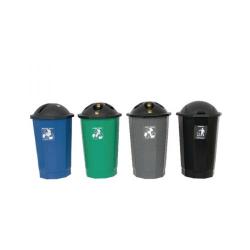 Cheap Stationery Supply of VFM Black Can Recycling Bank 347570 Office Statationery