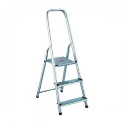 Cheap Stationery Supply of Aluminium Step Ladder 3 Step (Platform sits 570mm Above the Floor) 358737 SBY16886 Office Statationery