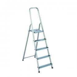 Cheap Stationery Supply of Aluminium Step Ladder 5 Step (Platform sits 980mm Above the Floor) 405007 SBY16888 Office Statationery