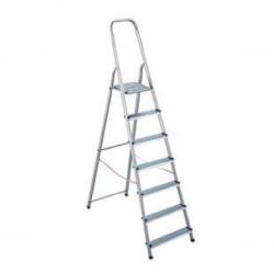 Cheap Stationery Supply of Aluminium Step Ladder 7 Step (Platform sits 1450mm Above the Floor) 358741 SBY16890 Office Statationery