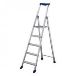 Cheap Stationery Supply of 8 Ribbed Tread Platform Step Ladder Aluminium 358758 SBY16901 Office Statationery