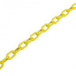 Cheap Stationery Supply of Plastic 6mm Yellow Chain (25m Length, For use with chain barrier system) 360072 SBY17508 Office Statationery