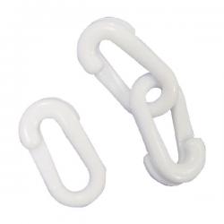 Cheap Stationery Supply of VFM White Connecting Links 8mm Joint (Pack of 10) 360088 SBY17524 Office Statationery