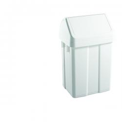 Cheap Stationery Supply of Plastic Swing Top Bin 50 Litre White 365144 SBY17917 Office Statationery