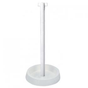 Pvc Post 90cm Round Base White 370451