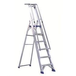 Cheap Stationery Supply of Aluminium Step Ladder With Platform 5 Steps 377855 SBY22205 Office Statationery