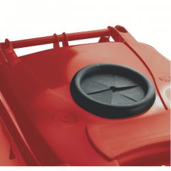 Cheap Stationery Supply of Wheelie Bin With Bottle Bank Aperture 120 Litre Red 377869 SBY22215 Office Statationery