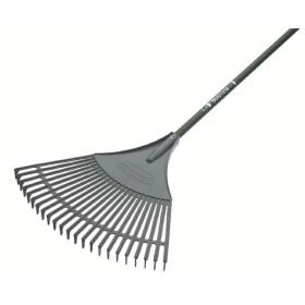 Evergreen Plastic Rake 54 inch Aluminium Grey/Green 380363
