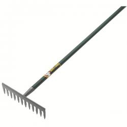 Cheap Stationery Supply of Evergreen Garden Rake 54 inch Aluminium Grey/Green 380364 Office Statationery