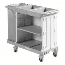 Cheap Stationery Supply of Compact Maid Service Trolley 800 Grey 381649 SBY23939 Office Statationery