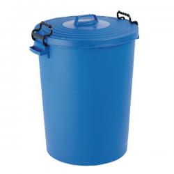 Cheap Stationery Supply of Light Duty Dustbin With Lid 110 Litre Blue (Made from light duty plastic) 382066 SBY24221 Office Statationery