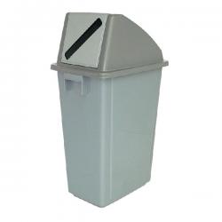 Cheap Stationery Supply of Recycling Container 60 Litre Paper Lid Grey 383013 SBY24823 Office Statationery
