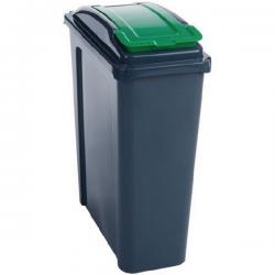Cheap Stationery Supply of VFM Recycling Bin With Lid 25 Litre Green (Dimensions: W190 x D510 x H400mm) 384284 SBY28519 Office Statationery