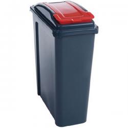 Cheap Stationery Supply of VFM Recycling Bin with Lid 25 Litre Red 384285 SBY28520 Office Statationery