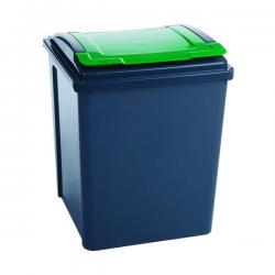 Cheap Stationery Supply of VFM Recycling Bin With Lid 50 Litre Green (Dimensions: W390 x D400 x H510mm) 384288 SBY28523 Office Statationery