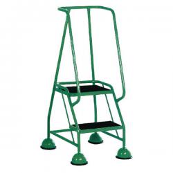 Cheap Stationery Supply of Green 2 Tread Steps Ladder (Load capacity: 125kg) 385132 SBY29290 Office Statationery