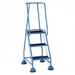 Cheap Stationery Supply of Light Blue 3 Tread Step Ladder (Load capacity: 125kg) 385134 SBY29292 Office Statationery