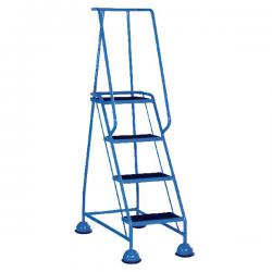 Cheap Stationery Supply of Light Blue 4 Tread Step Ladder (Load capacity: 125kg) 385138 SBY29296 Office Statationery