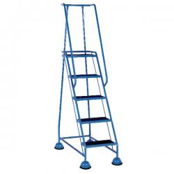 Cheap Stationery Supply of Light Blue 5 Tread Step Ladder (Load capacity: 120kg) 385142 SBY29300 Office Statationery