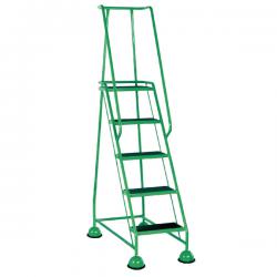 Cheap Stationery Supply of Green 5 Tread Step Ladder (Load capacity: 125kg) 385144 SBY29302 Office Statationery
