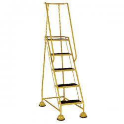 Cheap Stationery Supply of Yellow 5 Tread Step Ladder (Load capacity: 125kg) 385145 SBY29303 Office Statationery