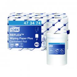 Cheap Stationery Supply of Tork Reflex M3 Wiping Paper + 2-Ply 200 Sheets (Pack of 9) 473474 SCA06294 Office Statationery