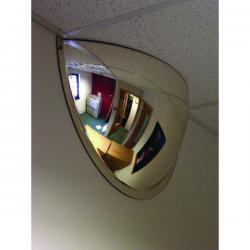 Cheap Stationery Supply of Securikey Convex Half Face Dome Mirror 600 x 300mm M18535H SEC74535 Office Statationery