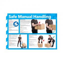 Cheap Stationery Supply of Safe Manual Handling Poster 420x594mm WC245 SR11124 Office Statationery