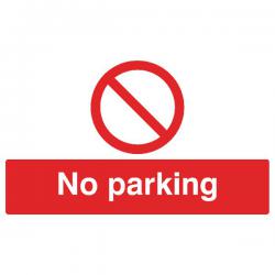 Cheap Stationery Supply of Safety Sign No Parking 300x500mm PVC ML01929R SR11191 Office Statationery