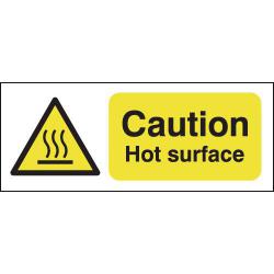 Cheap Stationery Supply of Safety Sign Caution Hot Surface A5 Self-Adhesive HA04151S SR11207 Office Statationery