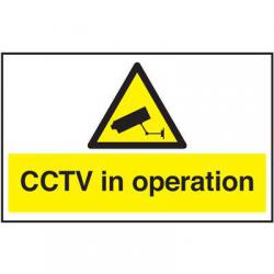 Cheap Stationery Supply of Warning Sign CCTV In Operation A5 PVC GN00751R SR11221 Office Statationery