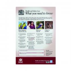 Cheap Stationery Supply of HSE Health And Safety Law Poster A3 FWC30/A3 SR66369 Office Statationery