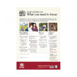 Cheap Stationery Supply of HSE Health And Safety Law Poster A2 FWC30 SR72156 Office Statationery